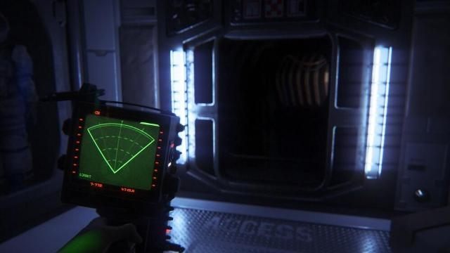 Czujnik ruchu – na razie nie widać sygnałów zagrożenia. O samej grze też nie wiemy jeszcze za wiele. - Alien: Isolation – Xbox Games Store potwierdza istnienie gry - wiadomość - 2014-01-07
