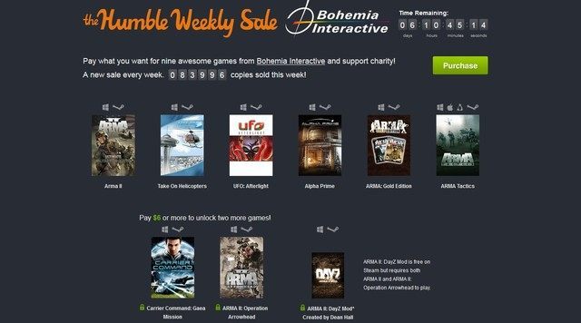 Promocja dobiegnie końca 23 stycznia o godzinie 20:00. - Seria Arma i inne gry studia Bohemia w najnowszej promocji The Humble Bundle - wiadomość - 2014-01-17