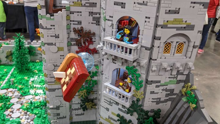 Olbrzymie Kaer Morhen z LEGO; wystarczyło 80 tysięcy klocków - ilustracja #3