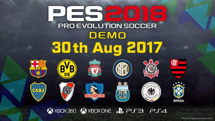 Wszystkie informacje w jednym miejscu. - Pro Evolution Soccer 2018 – informacje o wersji demo - wiadomość - 2017-08-25