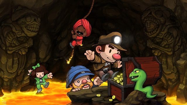 Spelunky wkrótce zagości na konsoli PlayStation 4. - PlayStation 4 - 12 kolejnych gier niezależnych zmierza na konsolę (m.in. Spelunky, Apotheon i Nidhogg) - wiadomość - 2014-05-01