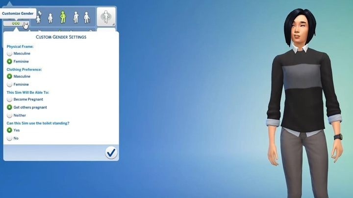 Od wczoraj płeć nie ma w Simsach żadnego znaczenia. - The Sims 4 z opcją modyfikacji płci - wiadomość - 2016-06-03