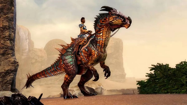 Raptor jako wierzchowiec to jedna z atrakcji nadchodzącego darmowego weekendu. - Guild Wars 2: Path of Fire - twórcy zapowiadają darmowy weekend - wiadomość - 2017-08-11