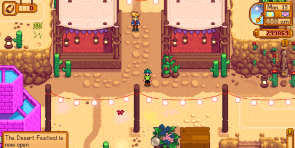 Desert Festival (źródło: Stardew Valley).