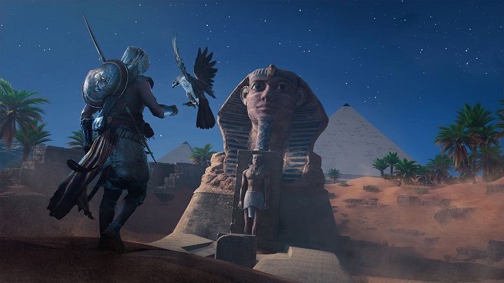 Assassin's Creed: Origins – orzeł Senu to wierny towarzysz Bayeka. - Assassin's Creed: Origins - 20 minut rozgrywki z Xbox One X - wiadomość - 2017-07-07