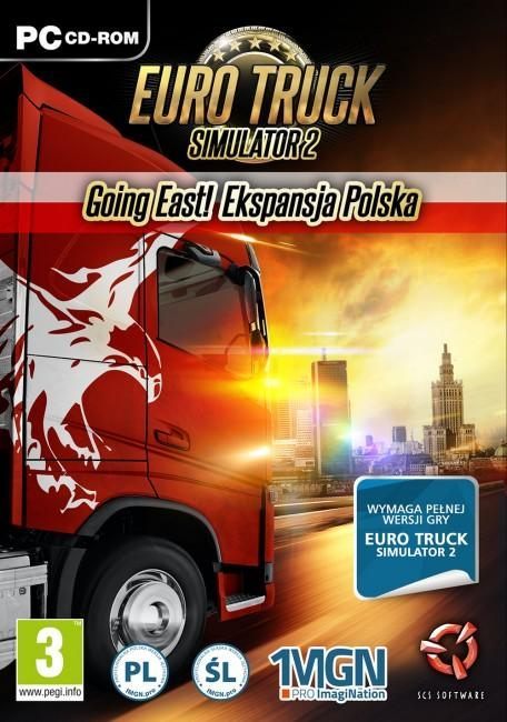Okładka Euro Truck Simulator 2: Going East! Ekspansja Polska