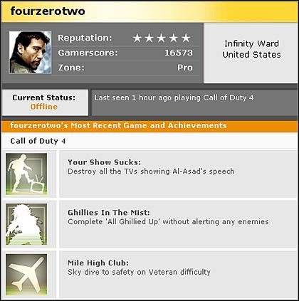 Znamy listę Osiągnięć w grze Call of Duty 4: Modern Warfare - ilustracja #1