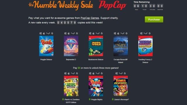 Promocja dobiegnie końca 13 marca l o godzinie 20:00. - Plants vs Zombies, Peggle i inne gry studia PopCap w nowej promocji The Humble Bundle - wiadomość - 2014-03-07