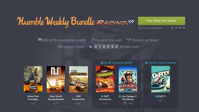 Promocja dobiegnie końca 13 listopada o godzinie 20:00. - DiRT Showdown, DiRT 3, Joe Danger 2 i inne w nowym The Humble Weekly Sale - wiadomość - 2014-11-07