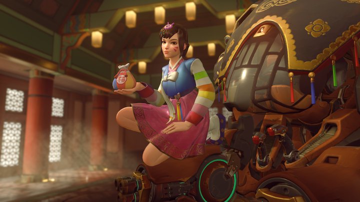 D.Va już nie może doczekać się jutra i startu nowego wydarzenia specjalnego w Overwatch. - Overwatch - Rok Psa i powrót trybu Capture the Flag [Aktualizacja: start wydarzenia] - wiadomość - 2018-02-09