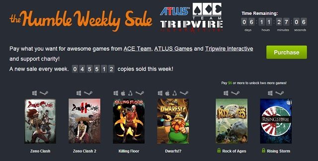 The Humble Weekly Sale z grami firmy Atlus i nie tylko. - Nowe The Humble Weekly Sale (m.in. Killing Floor, Rock of Ages oraz seria Zeno Clash) - wiadomość - 2013-12-13