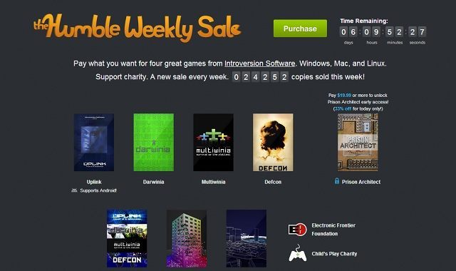 The Humble Weekly Sale – w tym tygodniu można kupić Defcon, Darwinię i inne gry. - Prison Architect do kupienia taniej w nowym The Humble Weekly Sale - wiadomość - 2013-08-09