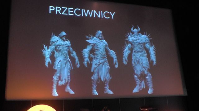 Modele przeciwników – w stanie surowym. Od lewej: zwinny, kusznik i agresywny. - Lords of the Fallen kojarzy się z Dark Souls, ale Tomasz Gop woli unikać takich porównań - wiadomość - 2013-04-21