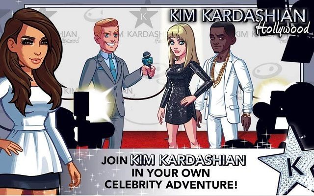 Kim Kardashian podbija rynek gier mobilnych. - Kim Kardashian: Hollywood - gra z gwiazdą sex taśmy zarobi 200 mln dolarów do końca roku - wiadomość - 2014-07-11