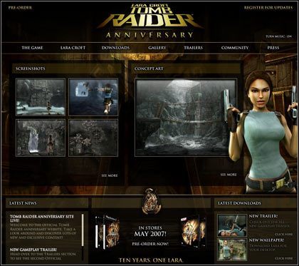 Nowa strona i trailer gry Tomb Raider: Anniversary Edition - ilustracja #1