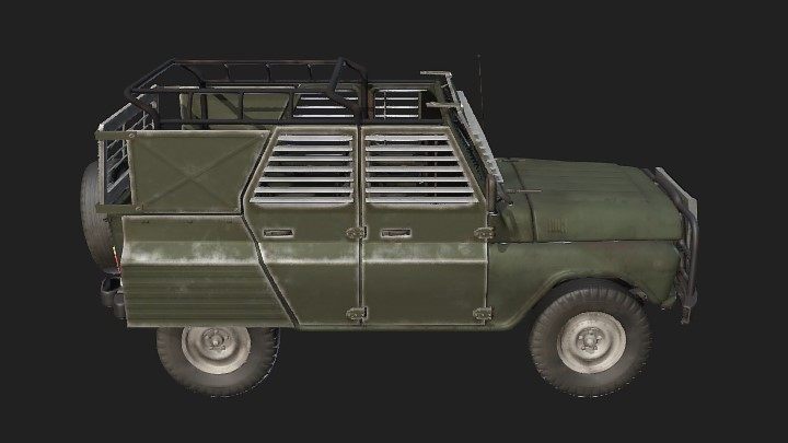 Zdjęcie modelu auta z witryny skin-tracker.com - PUBG – system jaskiń na Savage, zapowiedź wyboru mapy i pancerny UAZ w evencie Metal Rain [Aktualizacja] - wiadomość - 2018-04-20