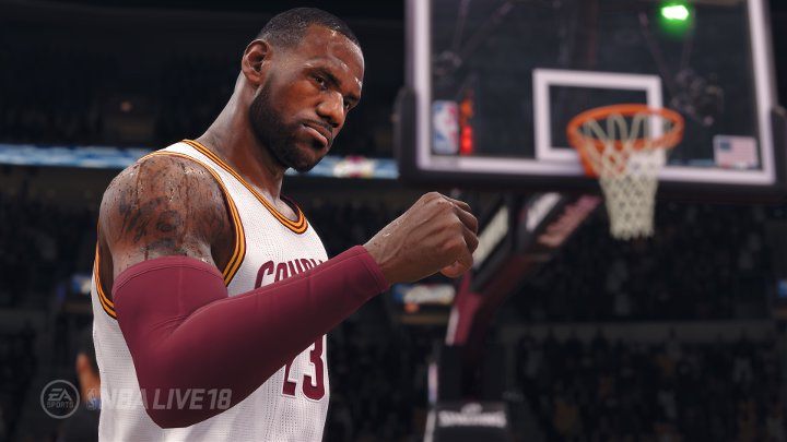 W demie NBA Live 18 można zagrać m.in. drużyną Cleveland Cavaliers pod wodzą LeBrona Jamesa. - NBA Live 18 - znamy datę premiery i gwiazdę z okładki - wiadomość - 2017-08-11