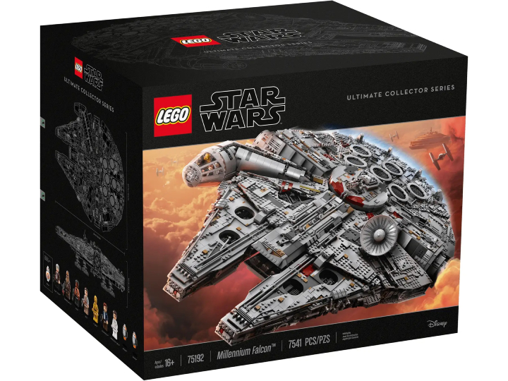 Fonte: materiale promozionale LEGO.pl - LEGO Star Wars Il Millennium Falcon è un'enorme replica della nave che ha percorso la rotta verso Kessel in meno di dodici parsec - messaggio - 20/04/2024
