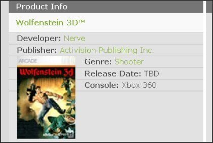 Wolfenstein 3D trafi na Xboksa 360 - ilustracja #1