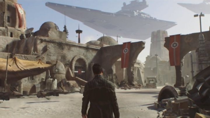 Kadr z nagrania z wczesnej wersji gry, pokazanego na E3 2016. - Poznaj bohatera gry Star Wars od Visceral Games - wiadomość - 2017-06-22