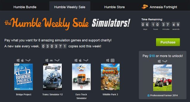 Promocja dobiegnie końca 6 marca o godzinie 20:00. - Nowe The Humble Weekly Sale z symulatorami (m.in. Bridge Project, Euro Truck Simulator oraz Symulator Farmy 2013 i 2014) - wiadomość - 2014-02-28