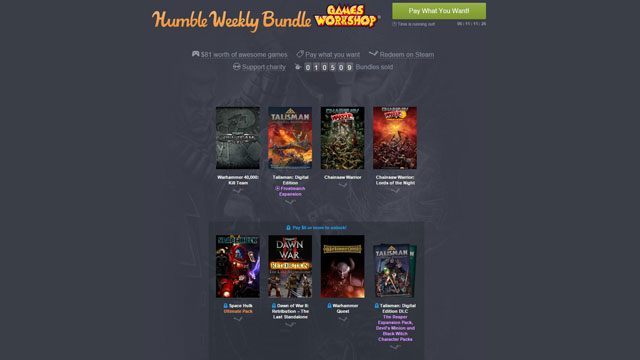 Promocja potrwa do 29 października, do godziny 19:00 - Warhammer Quest, Space Hulk, Chainsaw Warrior i inne gry w nowej promocji Humble Bundle - wiadomość - 2015-10-23