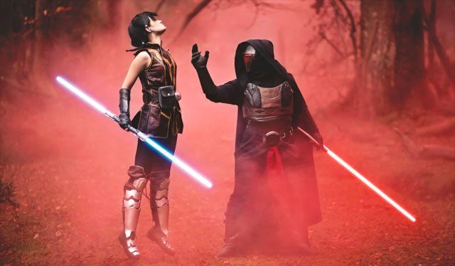 Źródło: Blood Spider, Saphira i So Say We All. - Najlepsze cosplaye - Darth Revan i Satele Shan - wiadomość - 2015-11-27