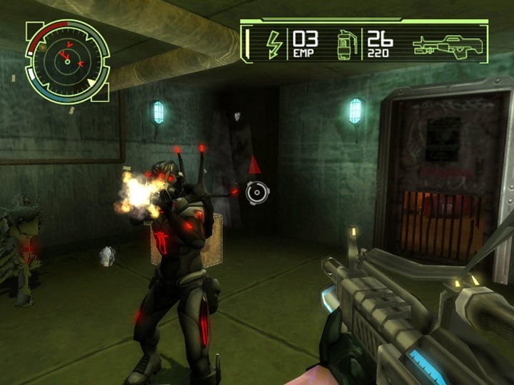 Project: Snowblind. Źródło: Crystal Dynamics / Square Enix. - To mógł być trzeci Deus Ex. Project: Snowblind to cyberpunkowa strzelanka od twórców Tomb Raidera - wiadomość - 2025-05-24