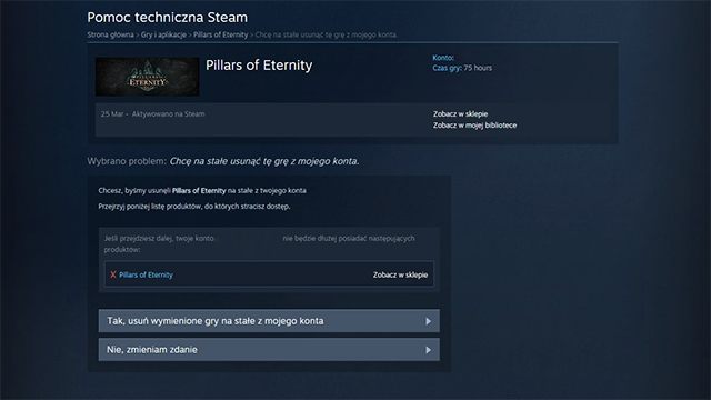 Steam od teraz umożliwia usuwanie gier z biblioteki. - Steam umożliwia usuwanie gier z biblioteki - wiadomość - 2015-12-04