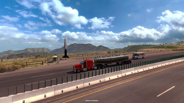 W DLC nie zabraknie charakterystycznych dla Nowego Meksyku miejsc. - American Truck Simulator - znamy datę premiery DLC New Mexico - wiadomość - 2017-11-03