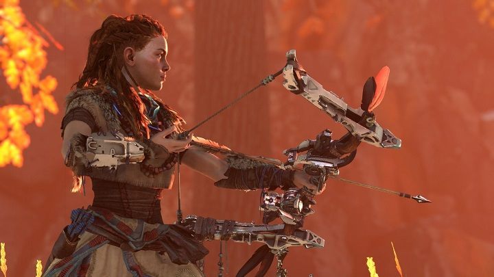 Horizon Zero Dawn – główną bronią Aloy będzie łuk, z którego mamy strzelać różnymi rodzajami strzał. - Horizon Zero Dawn dopiero w 2017 roku? - wiadomość - 2016-04-22