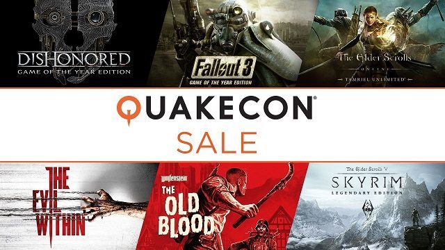 The Evil Within, Fallout 3, Dishonored i inne gry w promocji firmy Bethesda. - Bethesda wyprzedaje swoje gry z okazji imprezy QuakeCon - wiadomość - 2015-07-24