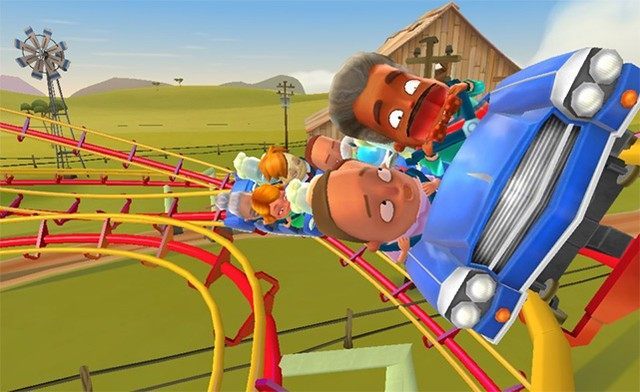 Screen z wersji na iOS. - Twórcy RollerCoaster Tycoon 3 wydali mobilną grę logiczną Coaster Crazy, wersja pecetowa w drodze - wiadomość - 2012-11-16