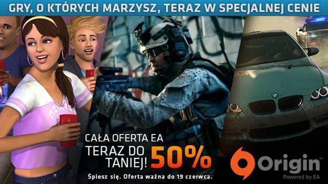 Ceny elektronicznych wersji gier Electronic Arts obcięte o połowę - Promocje w sklepie EA Origin z okazji targów E3 2013 - wiadomość - 2013-06-13