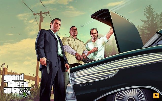 Nie, ten obrazek tutaj nie oznacza, że GTA V to dla mnie gra roku. Po prostu umówmy się, że Franklin, Michael i Trevor dobrze wyglądają na otwarciu, ok? - Draug podsumowuje rok 2013 - wiadomość - 2013-12-20