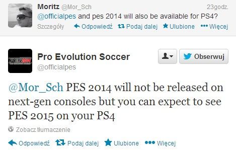 Pro Evolution Soccer 2015 zapowiedziane.