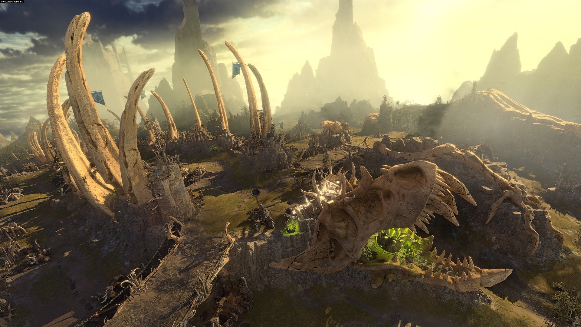 Na mapie z gry Total War: Warhammer III jest na czym zawiesić oko (źródło: Total War: Warhammer III, Creative Assembly, 2022). - Przejrzystość planów przeciwnika to klucz do zwycięstwa. Dlaczego dobry monitor OLED jest tak ważny w grach strategicznych? - wiadomość - 2024-11-14