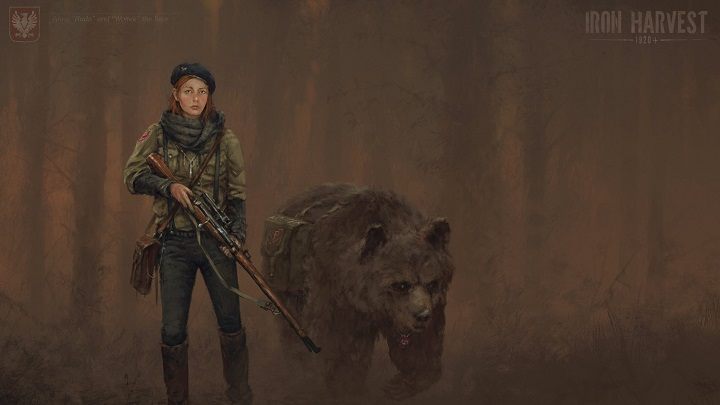 Iron Harvest – Anna i Wojtek głównymi postaciami frakcji Polania Republic. - Iron Harvest - snajperka Anna i niedźwiedź Wojtek głównymi postaciami Polania Republic - wiadomość - 2016-11-25