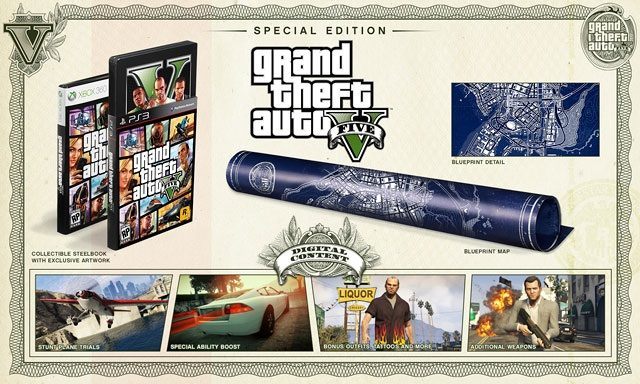 Edycja Specjalna gry GTA V. - Grand Theft Auto V - ujawniono edycję specjalną i kolekcjonerską - wiadomość - 2013-05-24