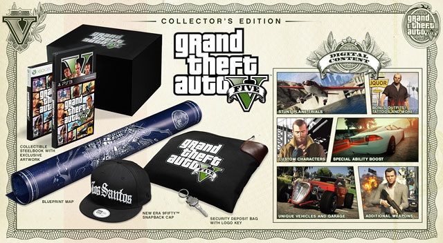 Edycja Kolekcjonerska gry GTA V. - Grand Theft Auto V - ujawniono edycję specjalną i kolekcjonerską - wiadomość - 2013-05-24