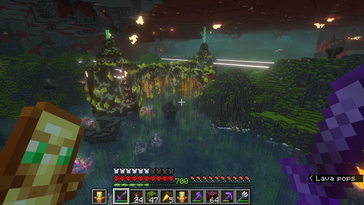 Gracz Minecrafta przemienił Nether w zieloną dolinę; to efekt 2 lat pracy - ilustracja #1