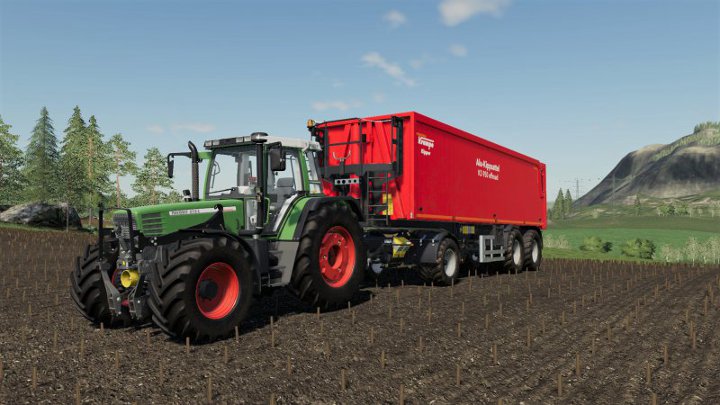 Dobry traktor i pojemna przyczepa to jedne z podstaw pracy na roli. - Farming Simulator 19 - modyfikowanie terenu w nowej aktualizacji - wiadomość - 2018-12-21