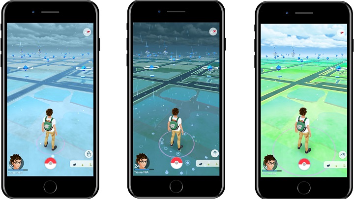 Już wkrótce pogoda zacznie mieć wpływ na rozgrywkę w Pokemon GO. - Trzecia generacja pokemonów wkrótce w Pokemon GO - wiadomość - 2017-12-07