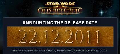 Znamy datę premiery gry Star Wars: The Old Republic! - ilustracja #1
