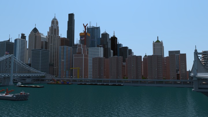 Miasto jak z Cities: Skylines w Minecrafcie; budowa zajęła graczowi 3 lata - ilustracja #2