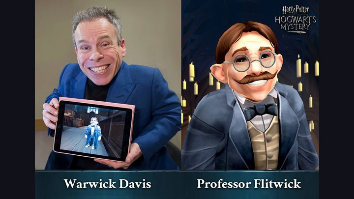 W obsadzie nie mogło oczywiście zabraknąć Warwicka Davisa, odgrywającego rolę nauczyciela zaklęć i uroków, Filiusa Flitwicka. - Znani aktorzy w Harry Potter Hogwarts Mystery oraz data premiery gry - wiadomość - 2018-04-06