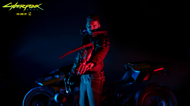 Zobacz zestaw figurki i motocyklu z Cyberpunka 2077 za ponad 2 tys. zł - ilustracja #1