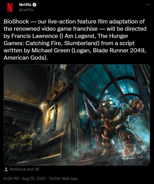 BioShock od Netflixa otrzymał znanego reżysera - ilustracja #1
