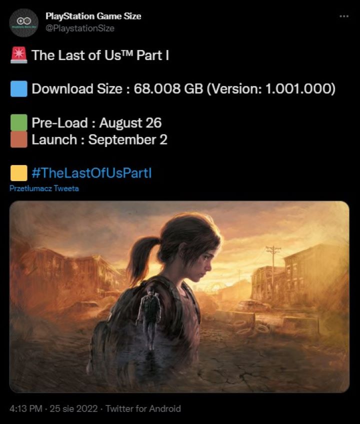Znamy rozmiar The Last of Us Remake; dziś ruszył preload - ilustracja #1