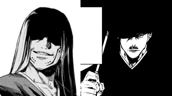 Ojciec Maru i Crossa (lewo), Noritoshi Kamo (prawo) | Jujutsu Kaisen: Modulo, Gege Akutami i Yuji Iwasaki, Shueisha, 2025 / Jujutsu Kaisen, Gege Akutami, Shueisha, 2018 - Fani Jujutsu Kaisen mają szaloną teorię, dotyczącą powrotu ulubionego złoczyńcy w sequelu. Według niektórych to mogłoby zrujnować mangę - wiadomość - 2025-12-12